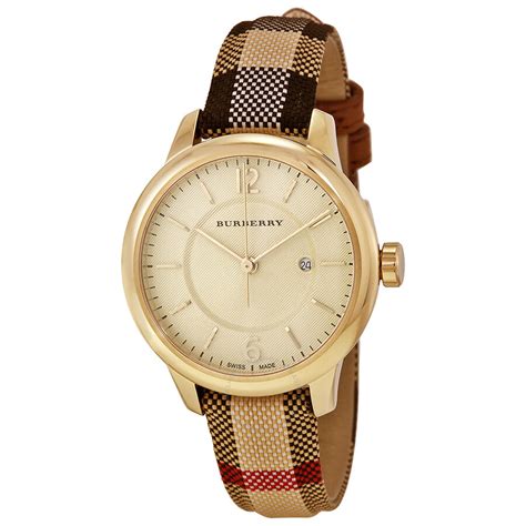 bu10104 burberry|Burberry Honey Check Stamped Dial Honey Check Fa..